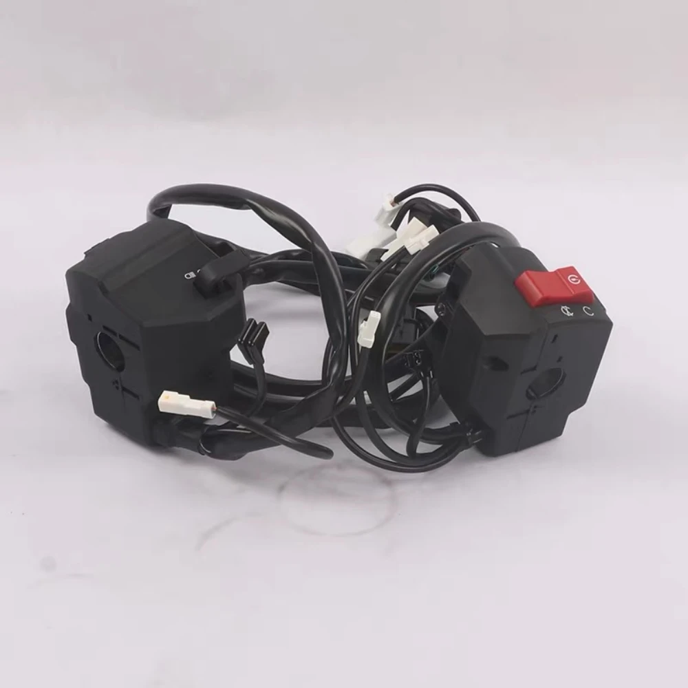 FOR ZONTES 703F three-cylinder engine: left and right handlebar switch, ignition switch, horn, overtaking light switch. - Image 3