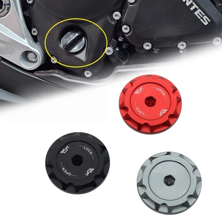 FOR ZONTES 703RR/R ZT703F/T Modified Oil Filler Hook Plug Anti-theft and Anti-pry Aluminum Alloy Decorative Screw - Image 2