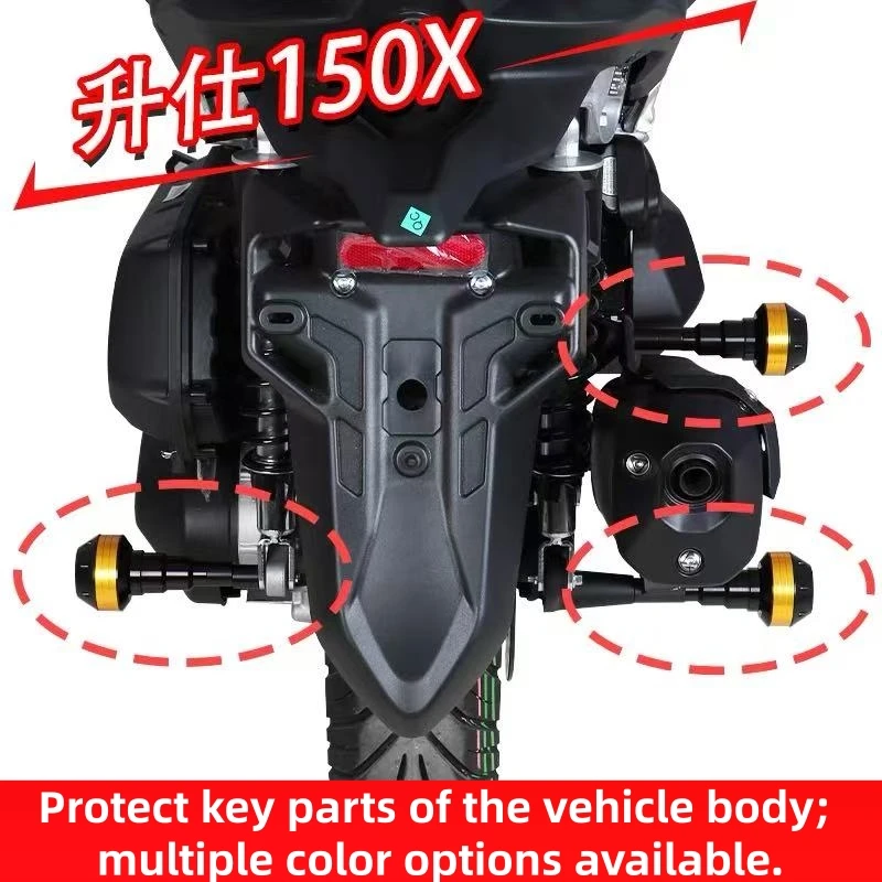 FOR ZONTES 150X Modification Parts: Exhaust Pipe Shock Protector,Anti-collision bumper guards and water tank protection parts - Image 2