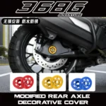 FOR ZONTES 368G/E/K Retrofit Rear Axle Cover, Protective Cover, Nuts, and Bolt Rings