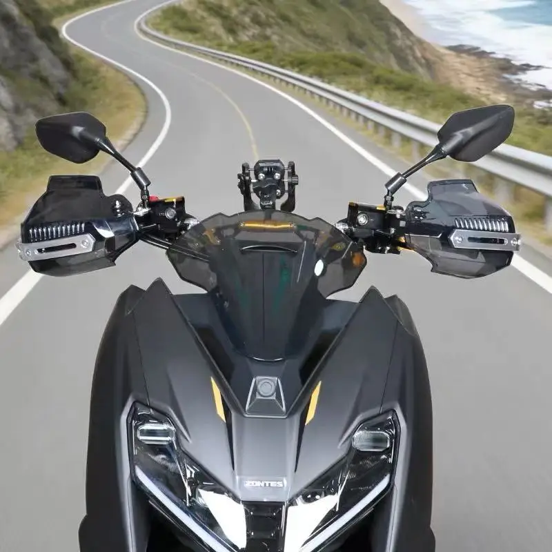 For Zontes 150X — New Modified Handguards: Motorcycle Handlebar Wind Deflectors, Rain Shields, and Protective Accessories - Image 4