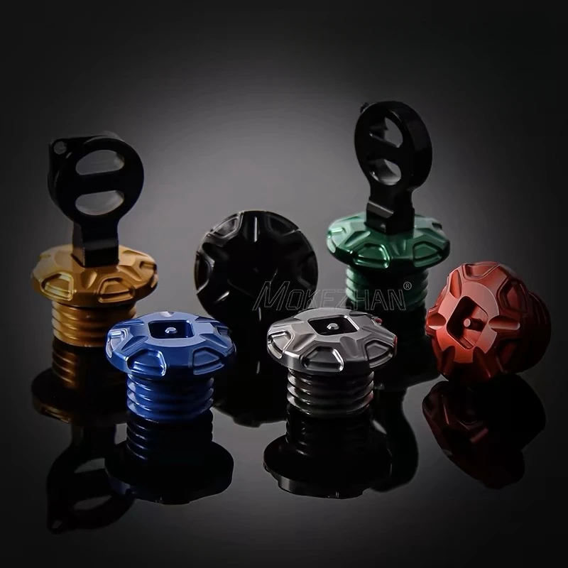 For VOGE CU525 modification Retro car aluminum alloy anti-theft anti-theft oil cap oil plug oil screw - Image 5