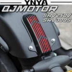 For QJMOTOR SRV250 SRV300S modified parts taillight cover decorative cover brake light protection cover dedicated black warrior