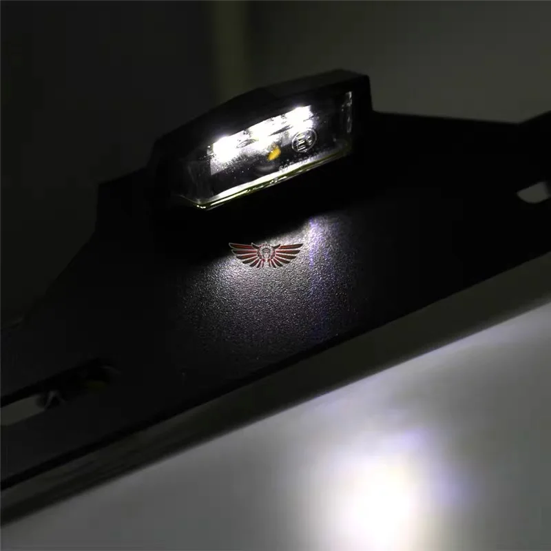 For Kawasaki Z1000R Z1000 Python 14-22 years Modified license plate frame rear license plate frame short tail - Image 5