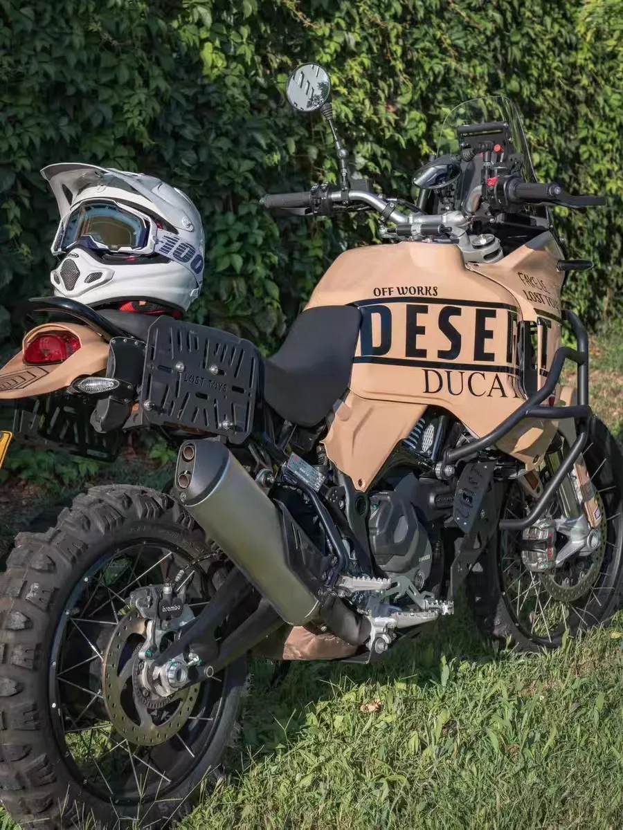For DUCATI desert X full set of modification parts small guard plate navigation side bag bracket auxiliary fuel tank chassis pro - Image 5