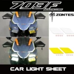 FOR ZONTES 703F New Modification Parts Living Room Light Protector Motorcycle Living Room Light Protector Car Light Cover