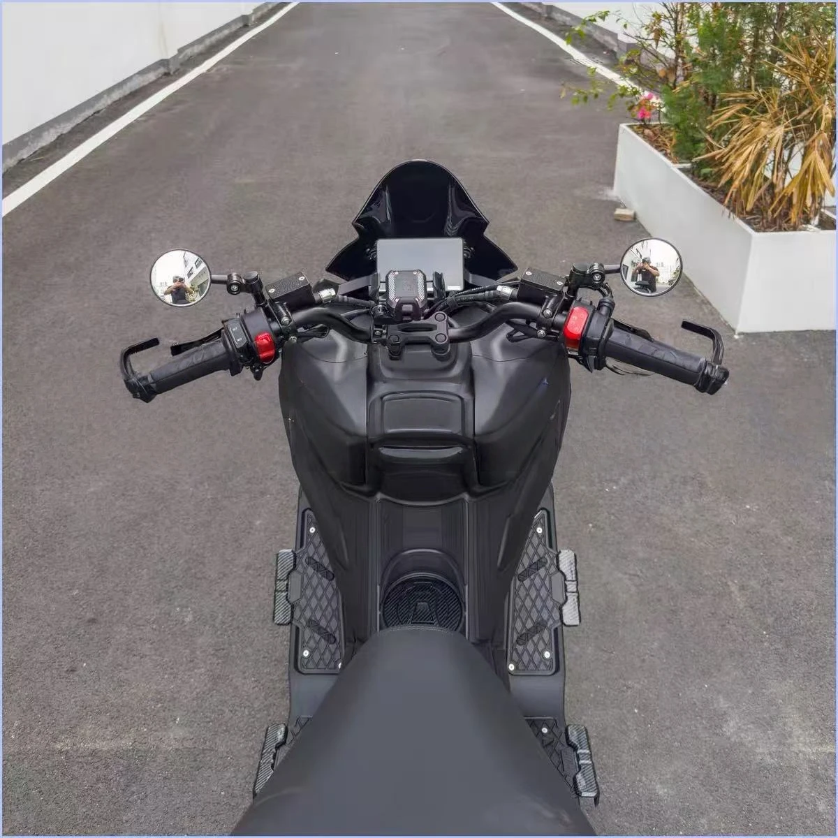 FOR ZONTES 150X/150VRacing Style Mini Handlebar and Rearview Mirror Modification Parts - Image 5