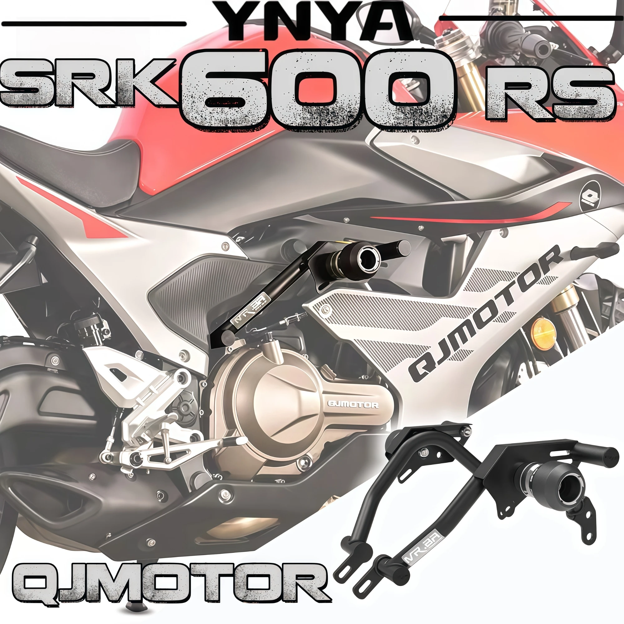Suitable for QJMOTOR SRK600RC bumper bumper anti-fall ball srk600RC competition bar motorcycle modification parts