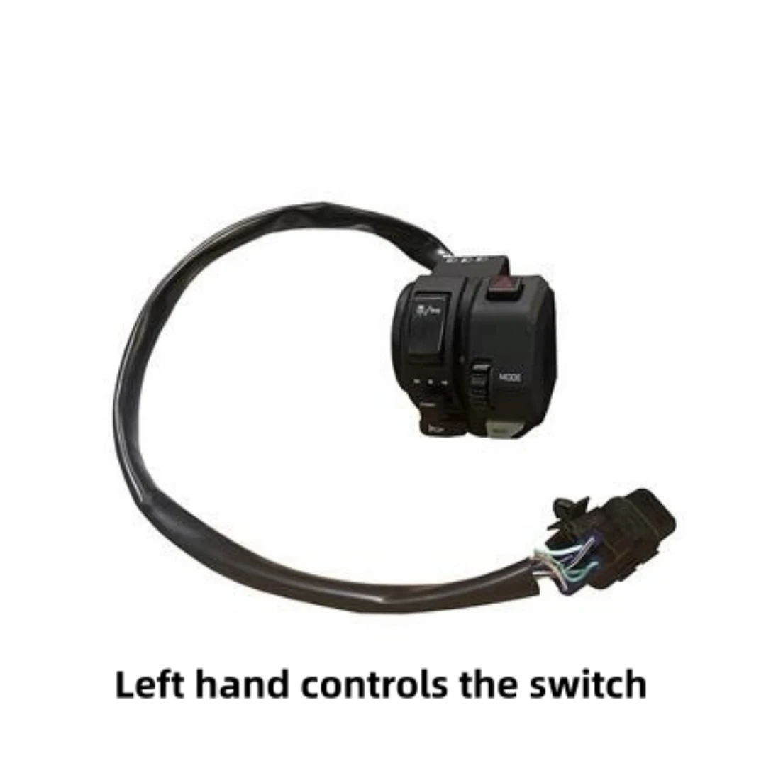 For ZONTES 703R steering wheel, balance weight, heated handle, switch, throttle cable, clutch, rocker arm, and rearview mirror. - Image 2