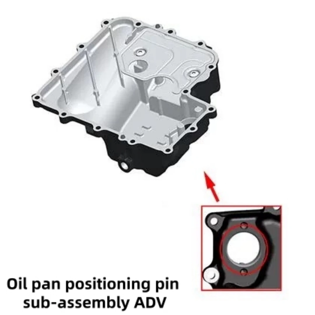 FOR ZONTES 703F engine lower crankcase assembly gasket, oil level sensor clamp, oil baffle plate parts - Image 2