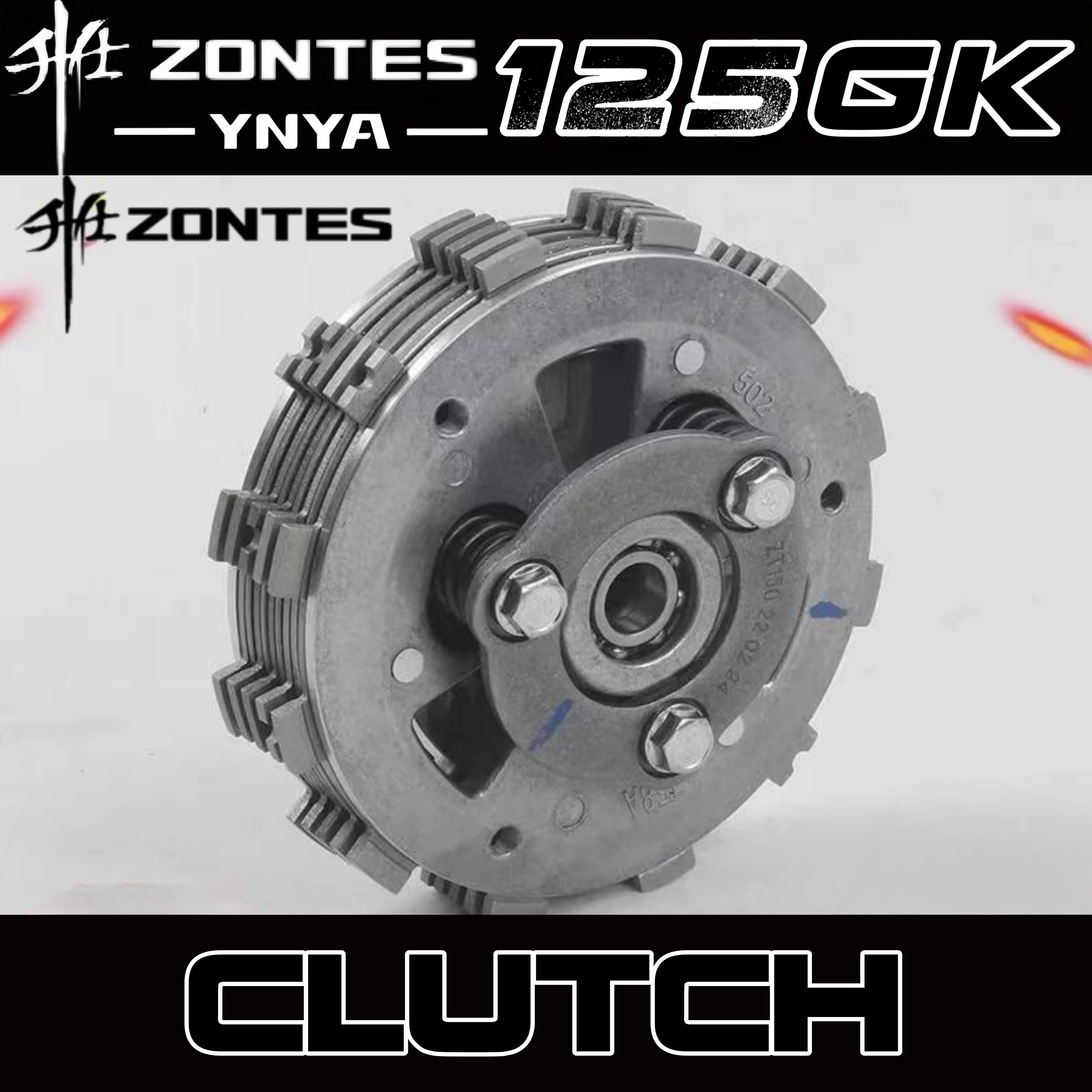 FOR ZONTES ZT125GK-U/G1/U1/Z2 Clutch Assembly, Clutch Drum, Driven Hub Sub-assembly