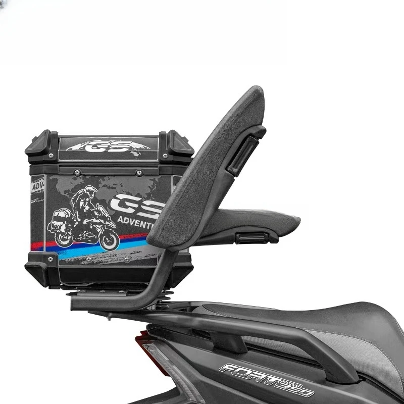 Universal adjustable armrest for motorcycles and scooters Universal non-destructive installation Motorcycle armrest Special high - Image 2