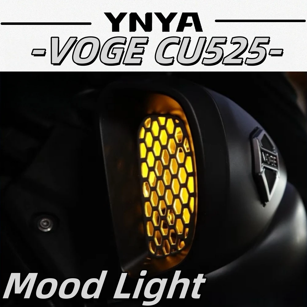For VOGE CU525 fuel tank cover modification parts fuel tank cover atmosphere light CU525 modification accessories decorative par