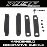 For ZONTES 703F windshield trim cover, windshield bracket rubber pad, windshield trim buckle, left and right rubber cover access
