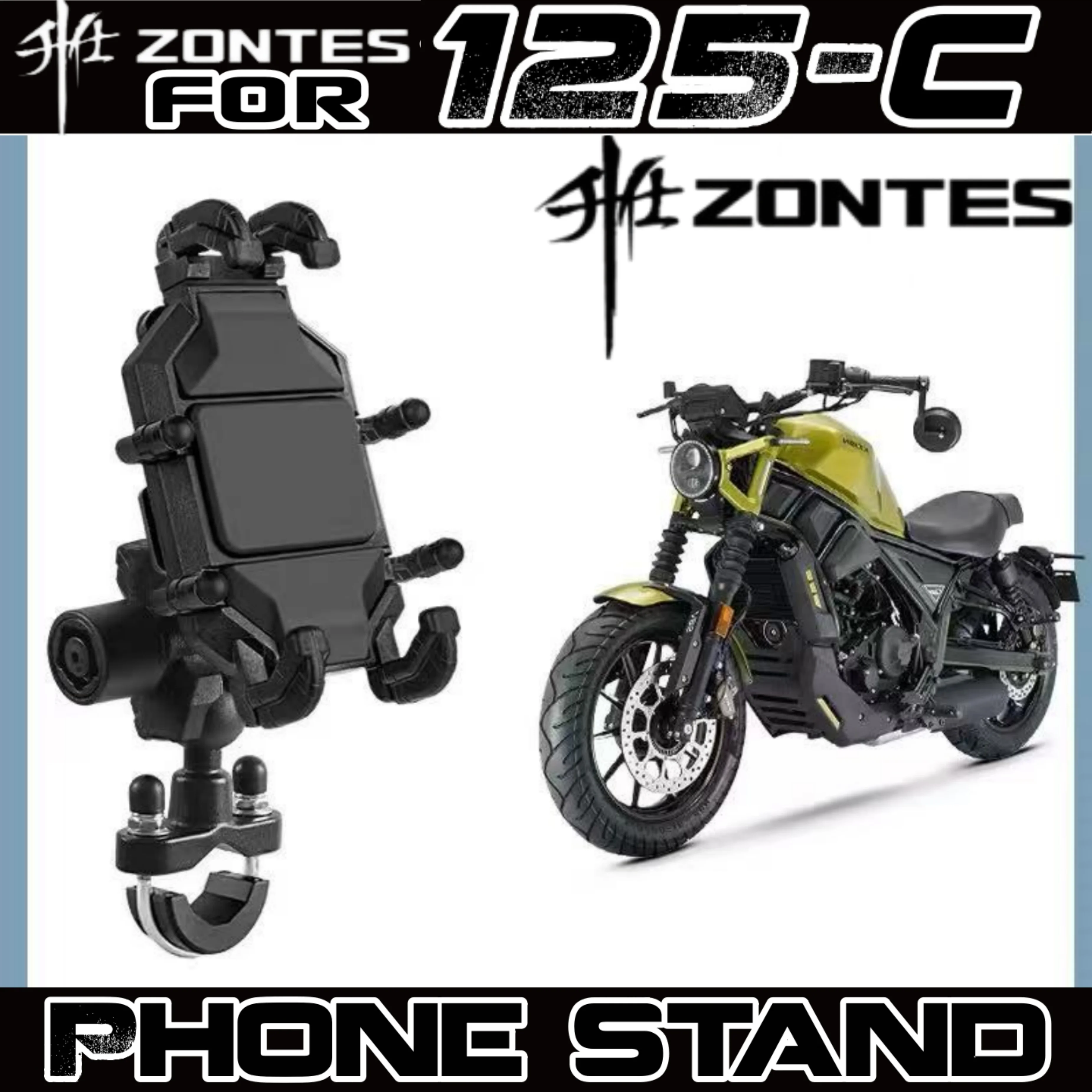 FOR ZONTES 125C/125GK/125G/125G2/125U Dedicated Motorcycle Phone Holder Shockproof Modification Mount