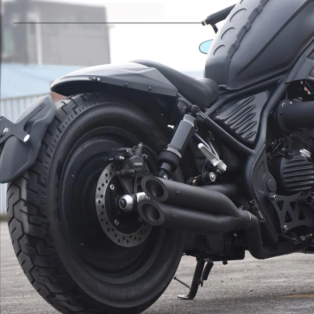 For Honda CM300 modified VH dual exhaust pipe RebeL rebel right side one out two tail section - Image 2