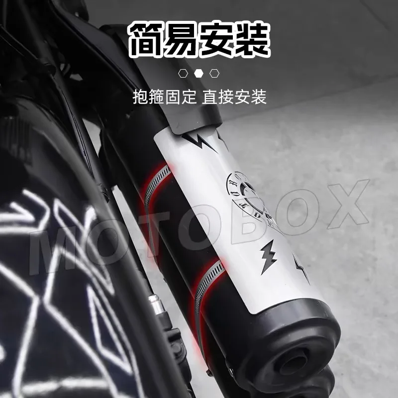 For CFMOTO 450CLC modified exhaust pipe decorative cover retro anti-scalding cover heat insulation cover Z protective shell acce - Image 2