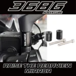FOR ZONTES 368D/E/G/M/K Rearview Mirror Heightening Sleeves for Increased Field of View and Heightening Mounts