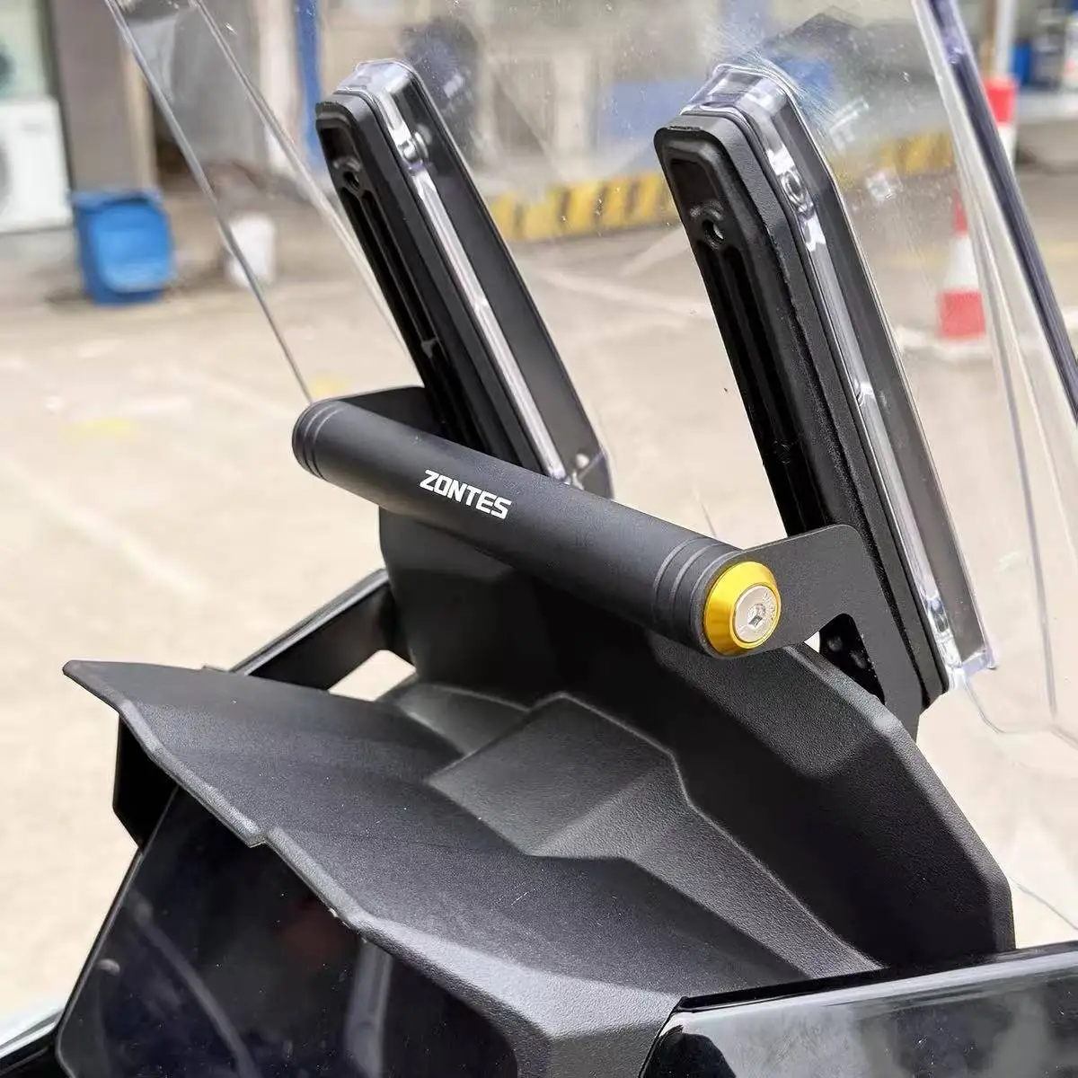 Aluminum alloy bracket for ZONTES 26 703F modified car front crossbar navigation phone holder car computer mount. - Image 2