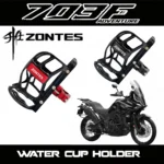 FOR ZONTES 368G Modified Protective Bar Cup Holder for Motorcycle 703F Travel Aluminum Alloy Cup Holder