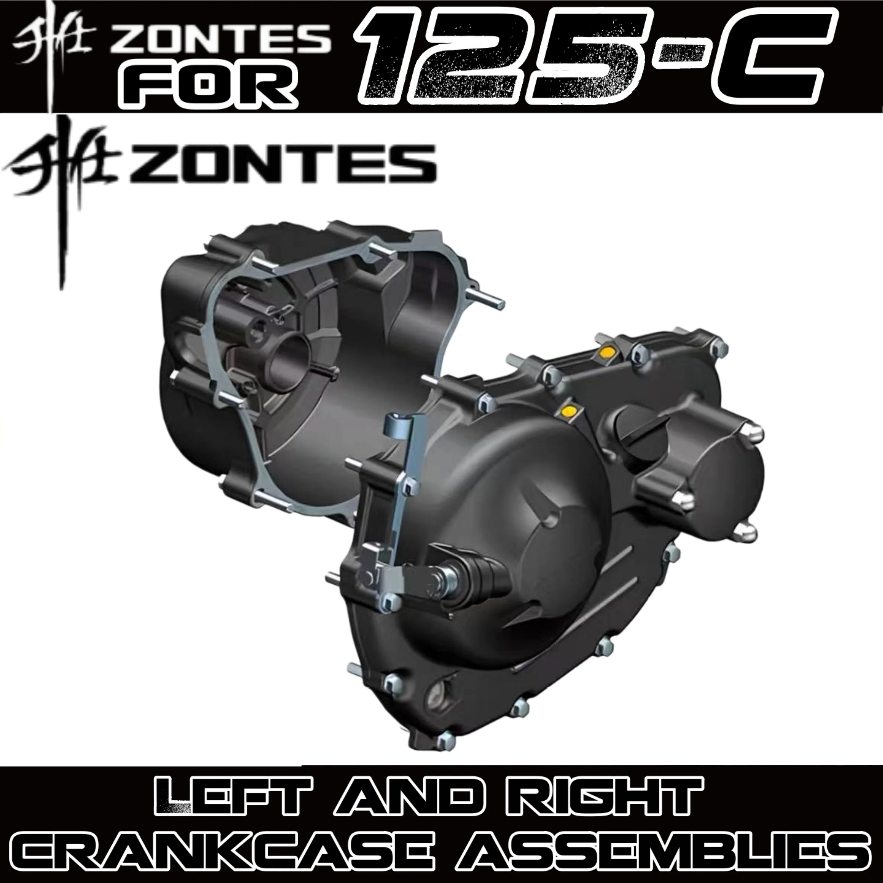 FOR ZONTES 125C Right Crankcase Cover Gasket Clutch Lever Rocker Arm Clutch Cable Magneto Stator