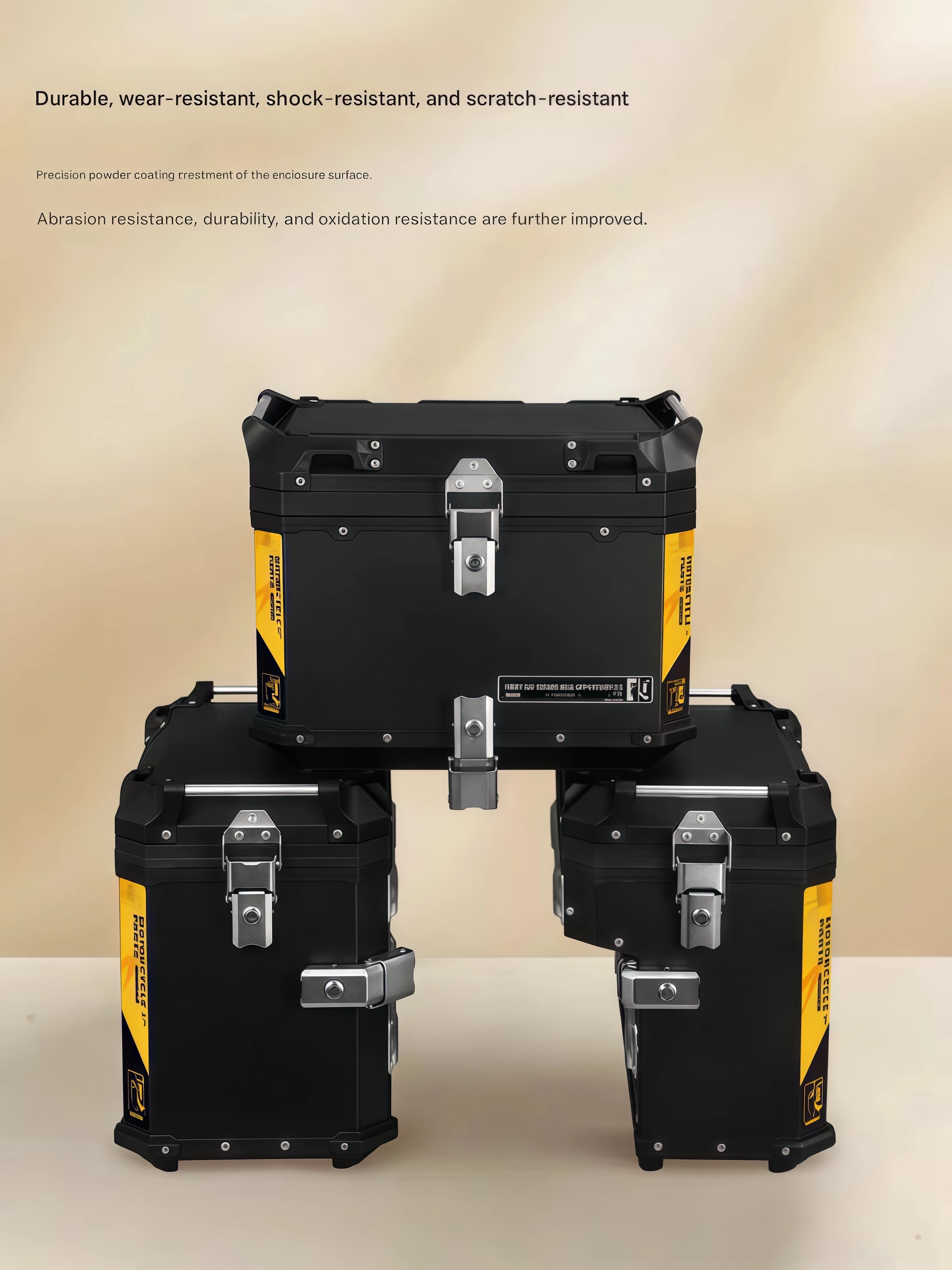 FOR ZONTES 703F Three-Box Modified Motorcycle Dual-Dual-Box Top Box Aluminum Alloy Side Boxes Quick-Release Box Rack Accessories - Image 3