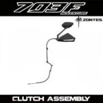 FOR ZONTES 703F Clutch Assembly, Clutch Switch, Rearview Mirror Handle, Rocker Arm Cable, Handle Wiring, Limit Bracket