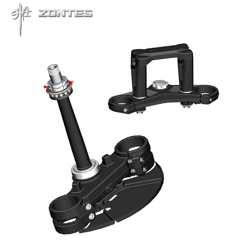 FOR ZONTES 703F Steering Stem, Upper and Lower Triple Clamps, Pressure Block, Steering Head, Bearing Parts - Image 2