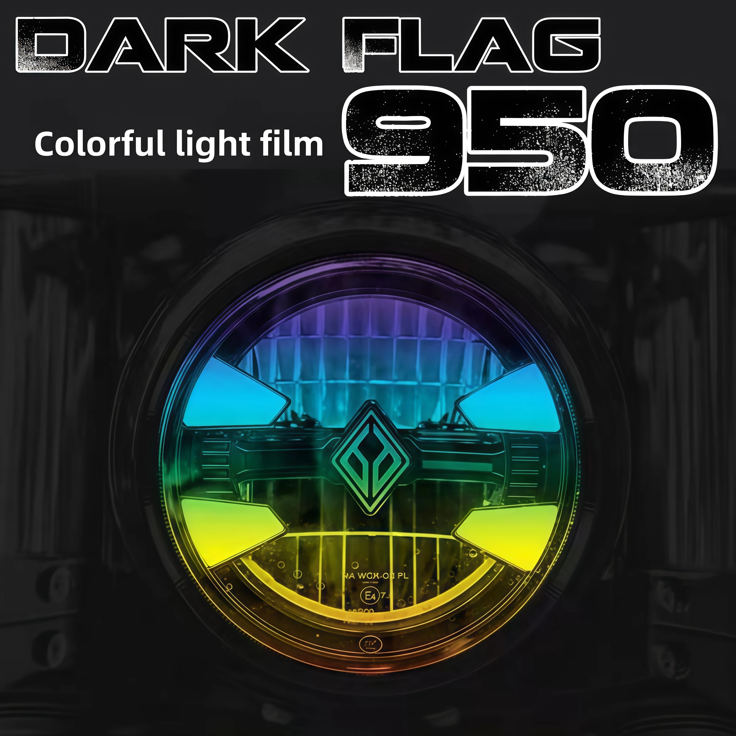 For BENDA Dark Flag950 colorful light film taillight protection sticker rearview mirror film modified accessories