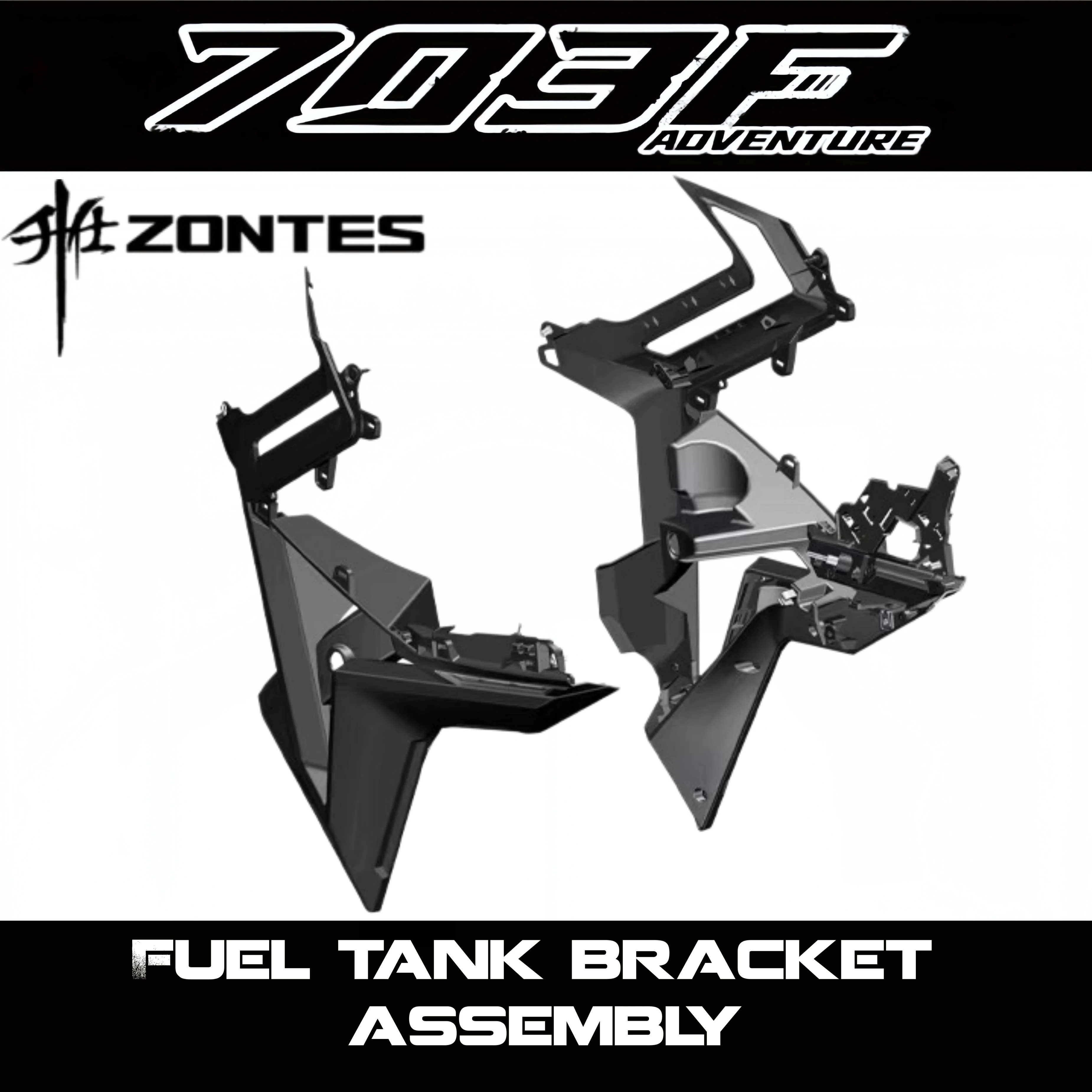 FOR ZONTES 703F fuel tank lower left bumper component liner, front left and right corner light bumper lower hooks original parts