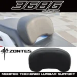 FOR ZONTES 368G Motorcycle Modification: Enlarged and Heightened Comfort Backrest with Thickened Lumbar Support