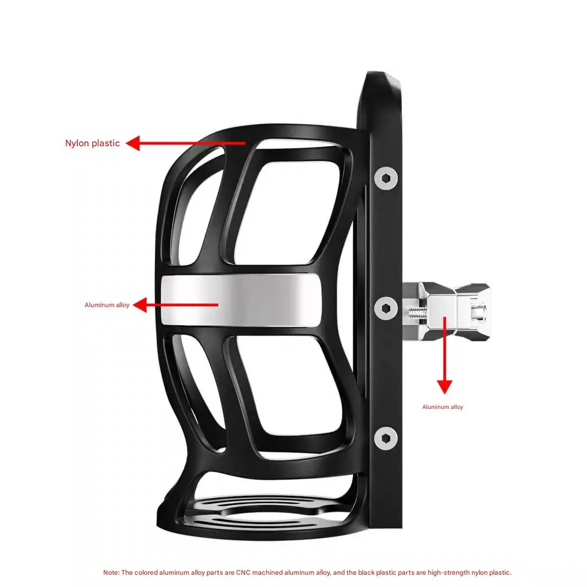 FOR ZONTES 368G Modified Protective Bar Cup Holder for Motorcycle 703F Travel Aluminum Alloy Cup Holder - Image 3