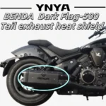 Suitable for BENDA Dark Flag-500 exhaust pipe heat shield Dark Flag-500Por version heat shield decorative cover dedicated non-de