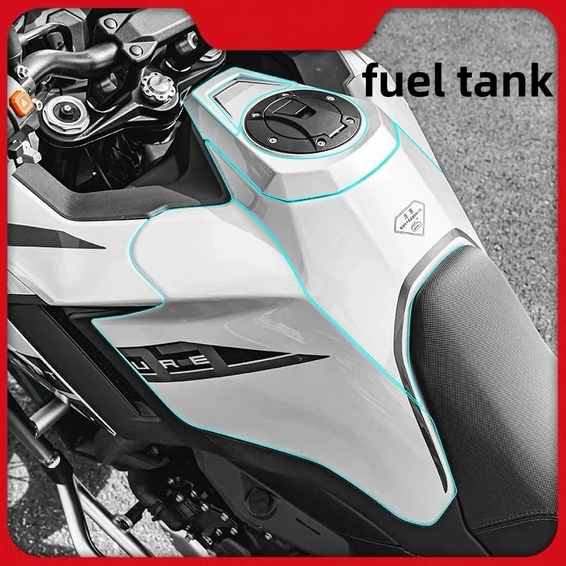 FOR ZONTES 2024 703F Invisible Car Wrap Film, Fuel Tank Sticker, Transparent TPU Sticker Accessories - Image 6