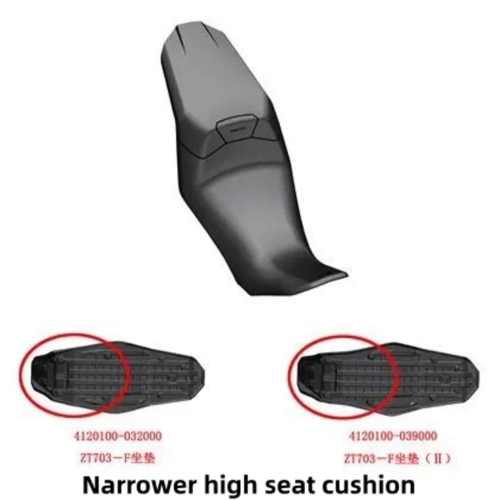 Genuine original parts for ZONTES 703F scooter all-season universal seat cushion assembly with heat insulation. - Image 3