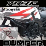 FOR ZONTES 703F front bumper guard, ZT703F upper and lower bumper protection bars, ZT700-F modified anti-collision bars.