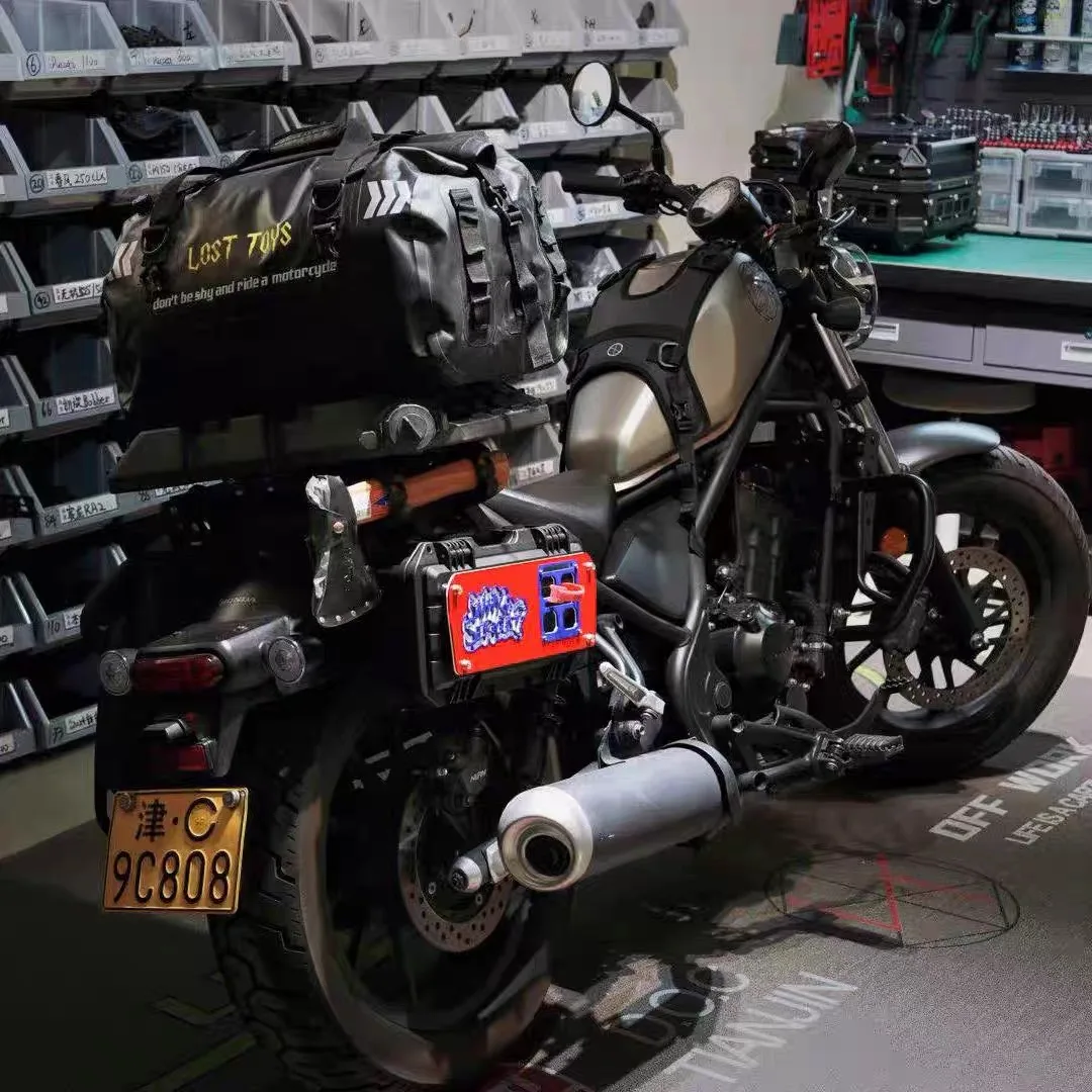 Suitable for CM300 SRV300 and other 150-300 cruise motorcycles, universal motorcycle travel rear rack combination set - Image 4