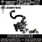 FOR ZONTES 125C Electronic Fuel Injection High-Pressure Fuel Pipe, Left Hole Angle Pressure Sensor, Throttle Injector