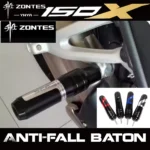 FOR ZONTES 150X Motorcycle Modification: Exhaust Pipe Shock Bar, Body Shock Protection, Front Wheel Shock Protection Cup