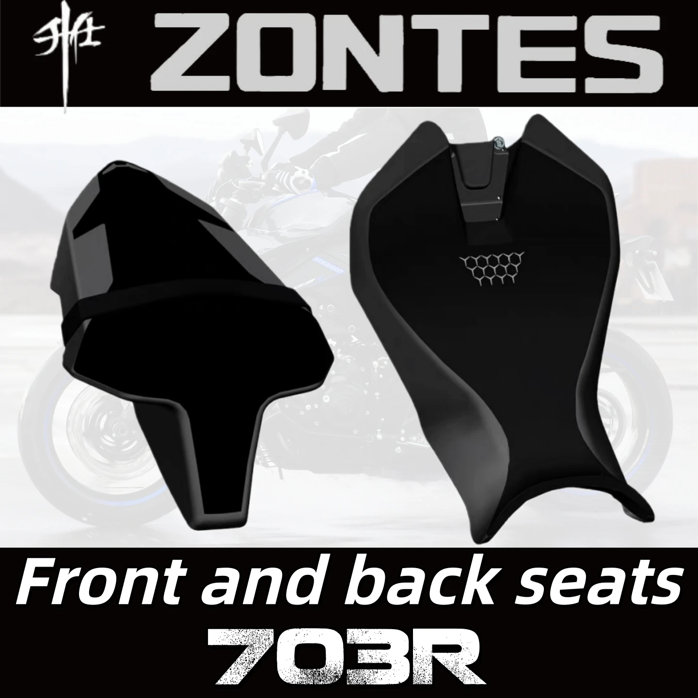 For ZONTES 703R seat modification, lowering seat height, rear seat cushion, front and rear seat cushion accessories. - Image 6