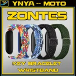 For ZONTES all models / 368G / K / M / E / D 703F 703RR modified induction remote key anti-lost wristband wristband adjustable