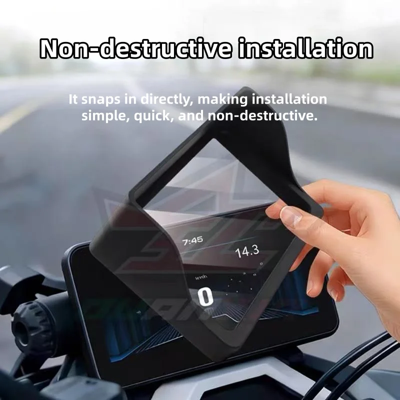 FOR ZONTES 150X Dashboard Sunshade Motorcycle Reflective Sun Protection Screen Protector - Image 5