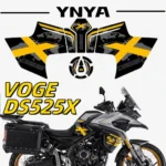 For VOGE DS525X modified fuel tank stickers fishbone stickers anti-slip stickers thickened protective decals 2023 sticker access