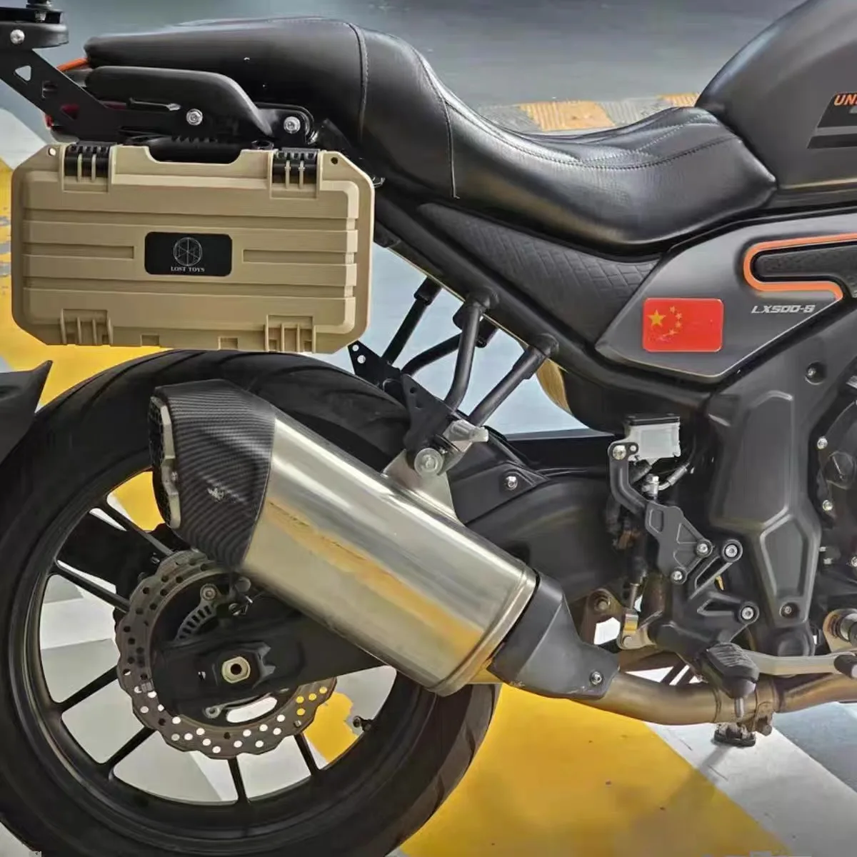 For VOGE 525AC 500 side bag bracket LT mounting system motorcycle tool box spare oil barrel side rack - Image 5