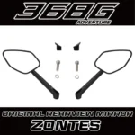 FOR ZONTES 368G/K/E/M/D Motorcycle Rearview Mirror, Side Mirror, ZT368G/K/E/M/D Mirror Hole Rubber Plug Original Parts