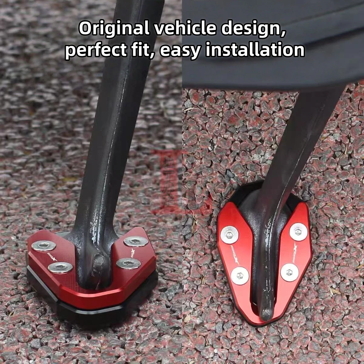 FOR ZONTES 150X New Modified Side Stand, Enlarged Seat, Small Tripod, Widened Side Support, Anti-slip Mat Accessories - Image 4