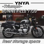 For Triumph T120 side bag bracket Retro climbing modification Mounting system Triumph auxiliary oil barrel side box