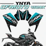 For CFMOTO 450NK modified fuel tank stickers fish bone stickers anti-slip stickers decorative lace protection decal accessories