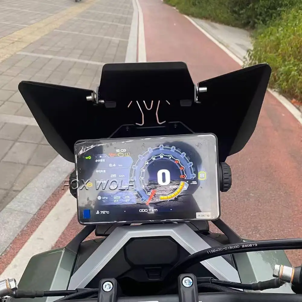 For ZONTES 368G windshield aluminum alloy modified heightened windshield 368G front windshield front rain shield windshield - Image 6