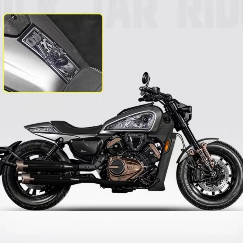 For QJMOTOR SRV600 body garland personalized protective film fuel tank sticker waterproof anti-wear decal modification parts - Image 3